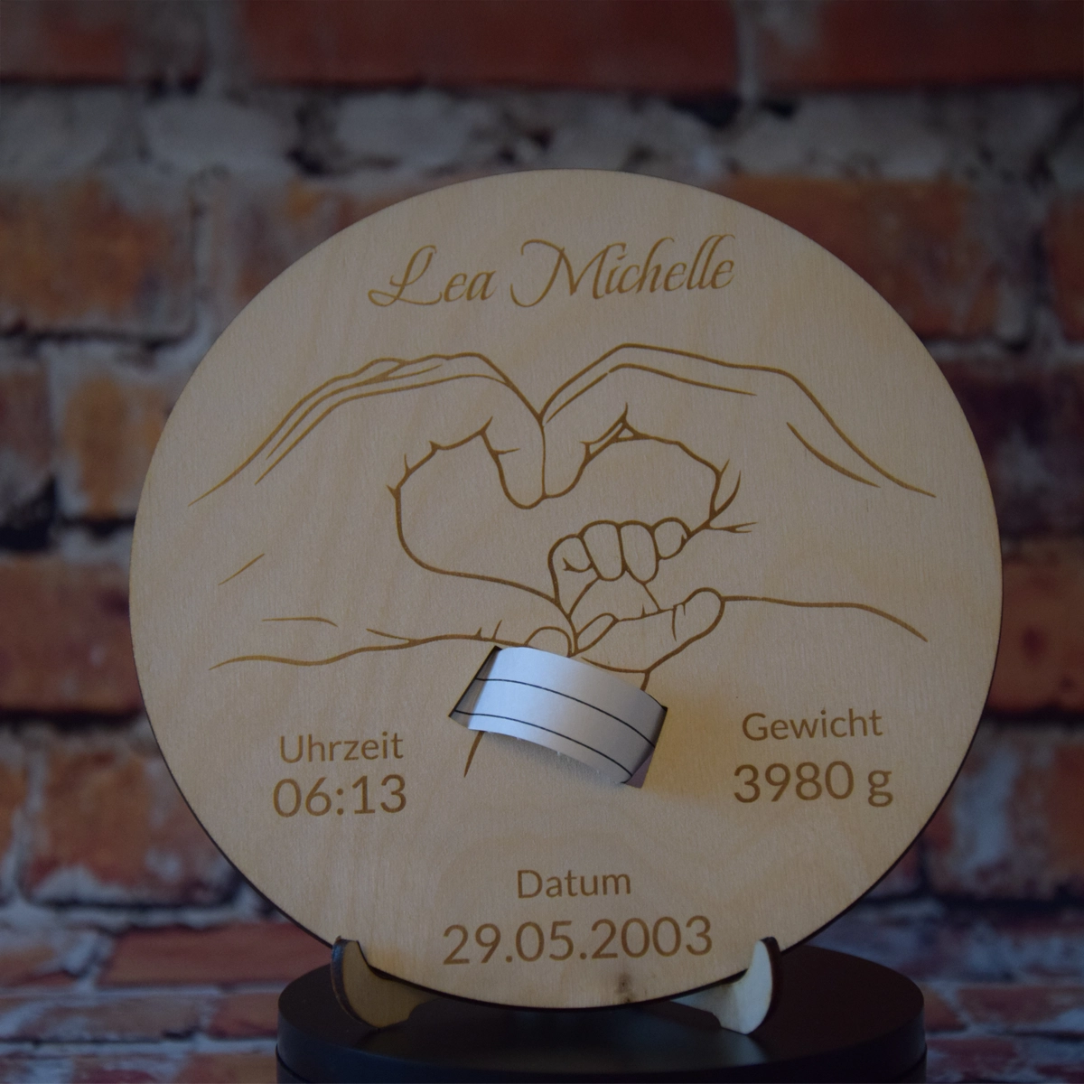 Aufsteller zur Geburt