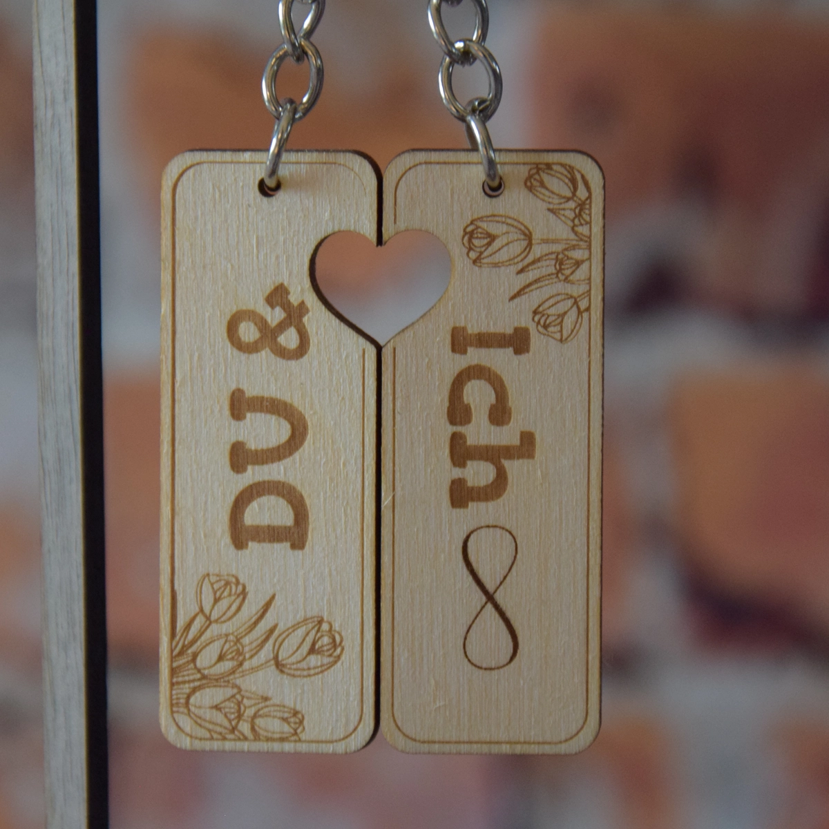 Partner Schlüsselanhänger "Du & Ich"